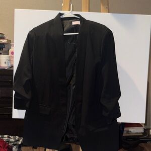 Pink Lily Classic Black Blazer